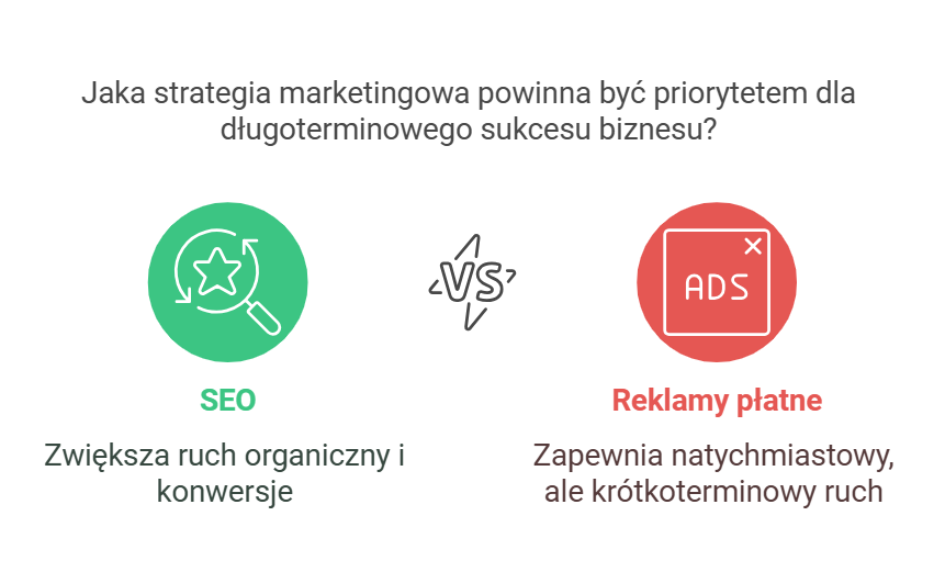 Jaka strategia marketingowa powinna być priorytetem dla długoterminowego sukcesu biznesu - infografika